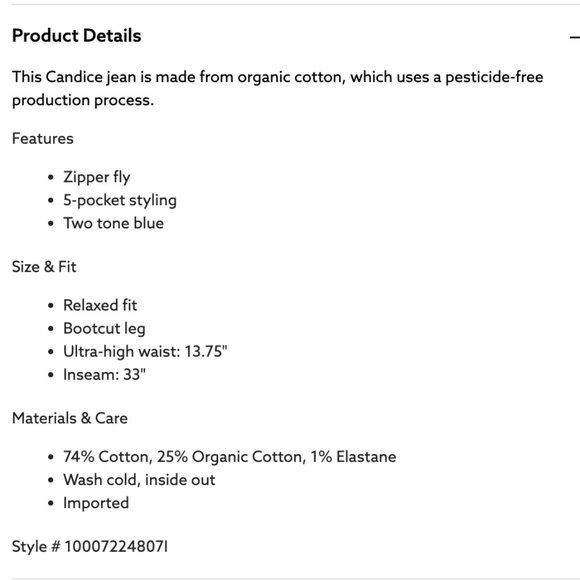 Candice two-tone bootcut jeans - Picture 4 of 4